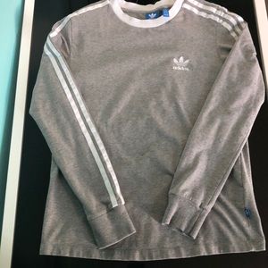 Long sleeve grey adidas shirt